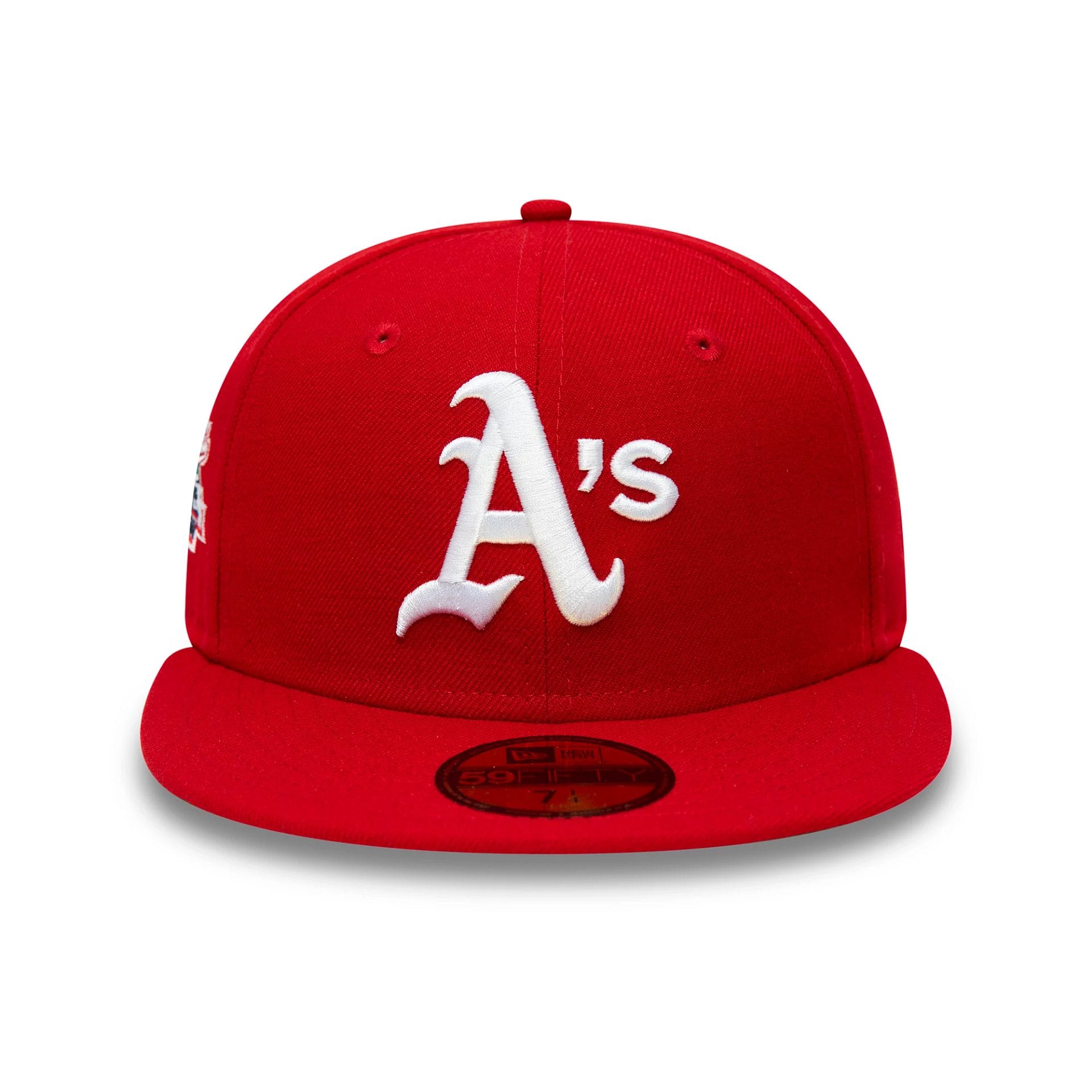 Athletics MLB World Series 1989 Red 59FIFTY Fitted Cap-kentox