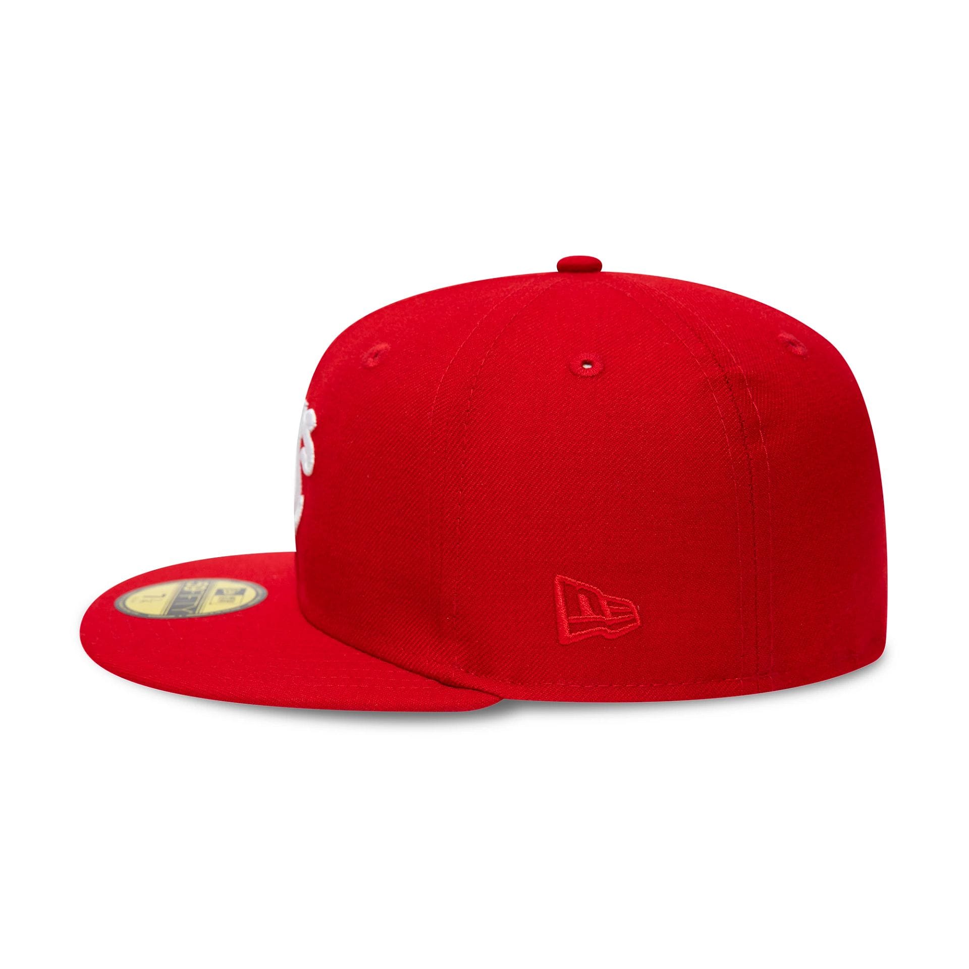 Athletics MLB World Series 1989 Red 59FIFTY Fitted Cap-kentox