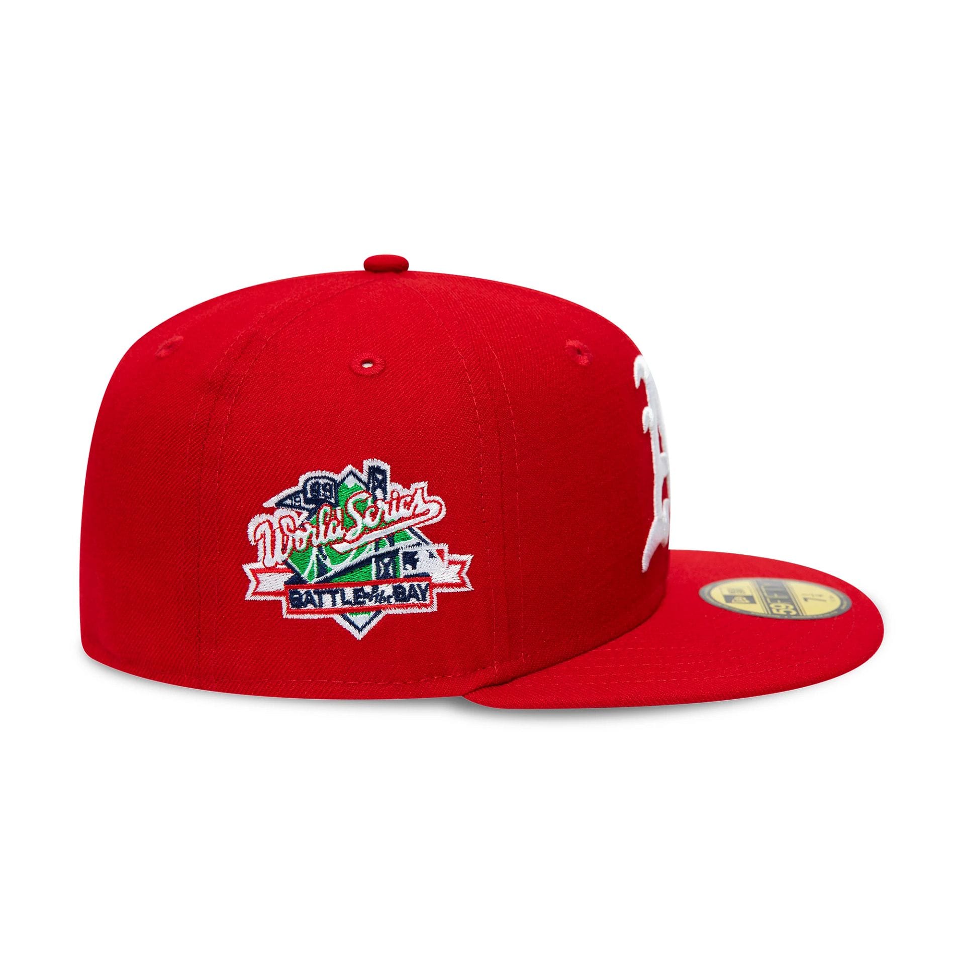 Athletics MLB World Series 1989 Red 59FIFTY Fitted Cap-kentox