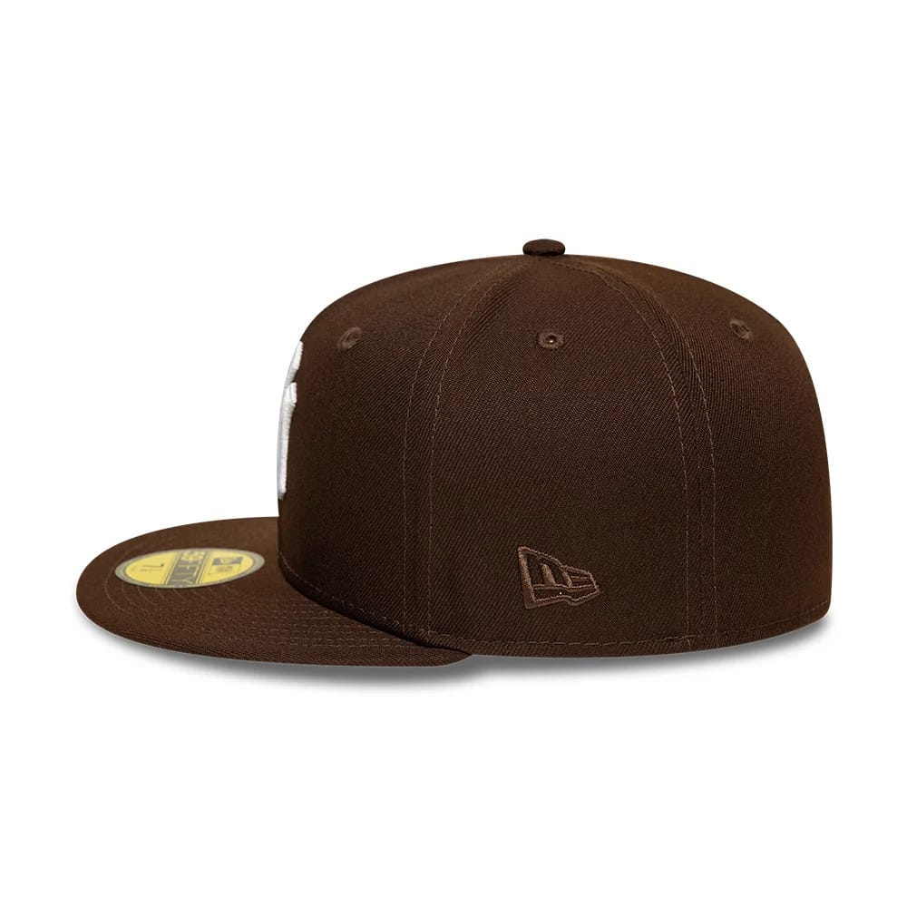 New York Yankees MLB Dark Brown 59FIFTY Fitted Cap-kentox
