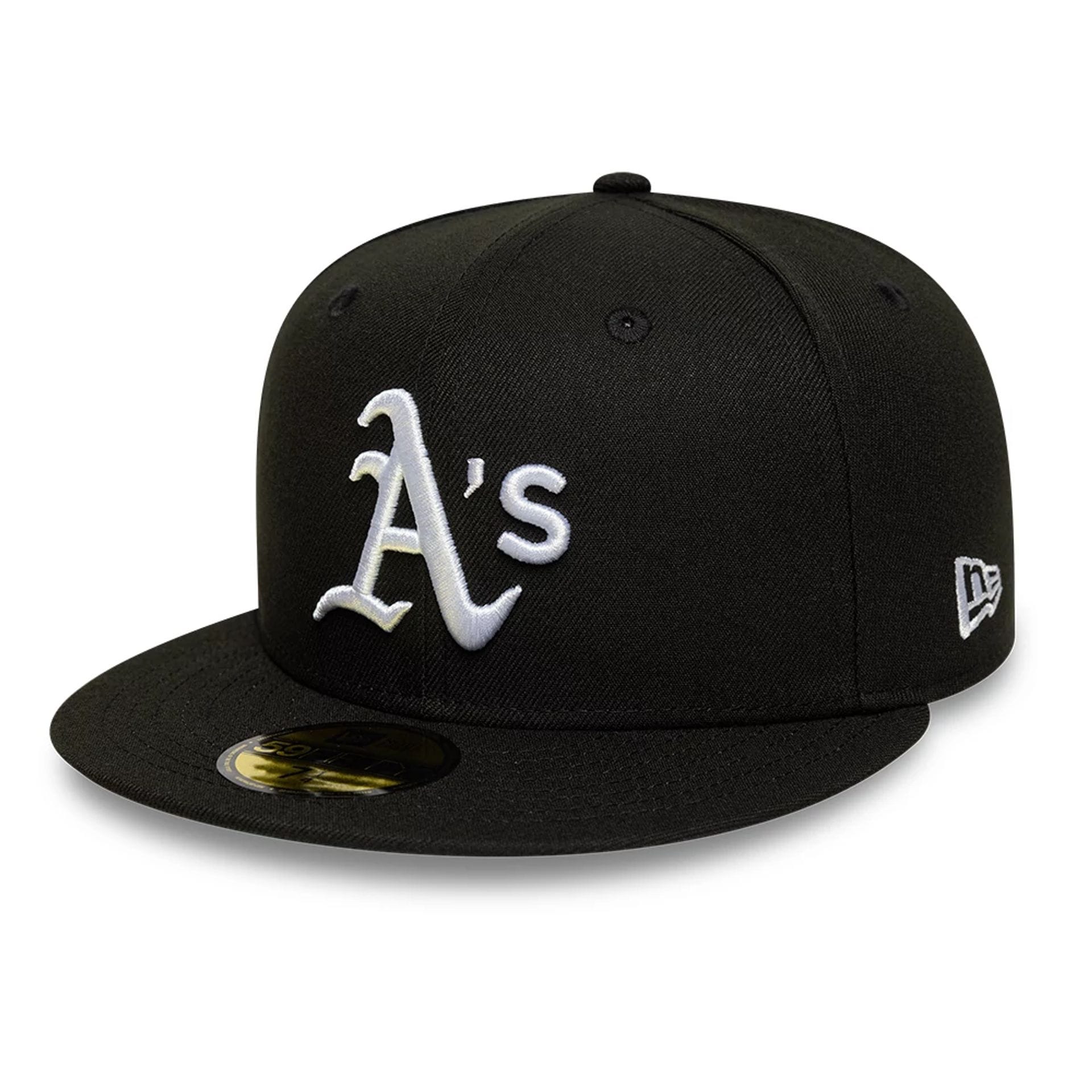 Oakland Athletics MLB Black 59FIFTY Fitted Cap-kentox
