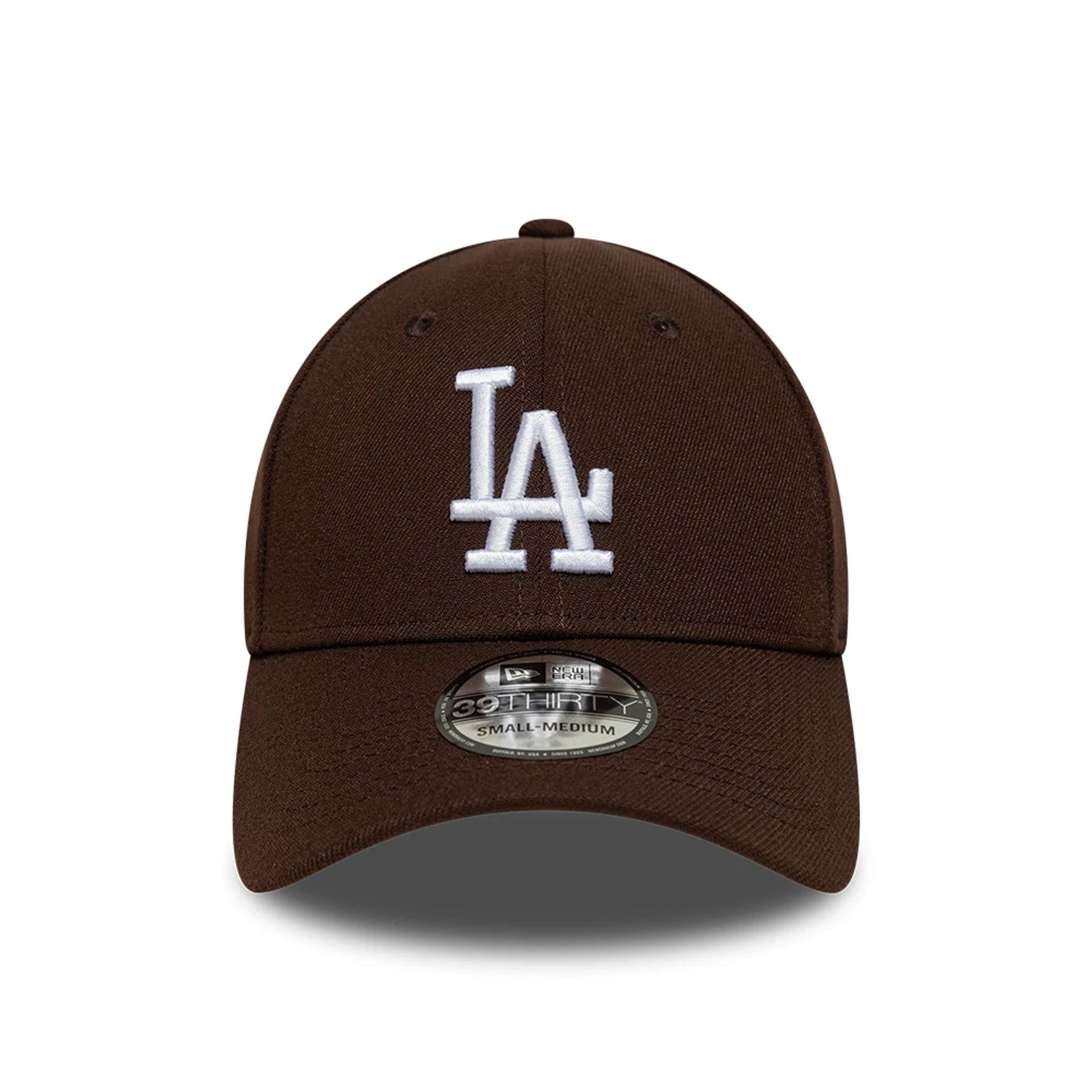 LA Dodgers MLB Dark Brown 39THIRTY Stretch Fit Cap-kentox