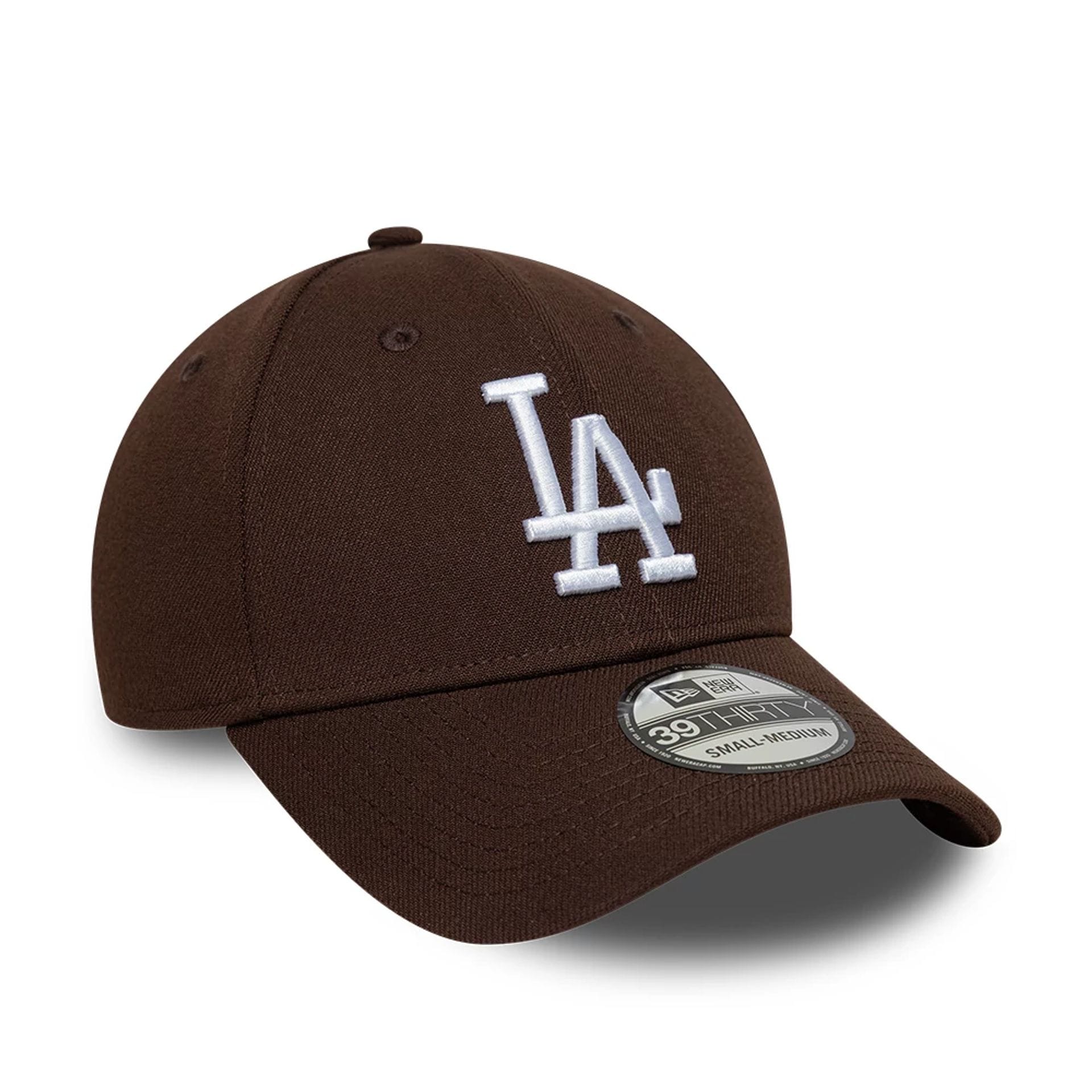 LA Dodgers MLB Dark Brown 39THIRTY Stretch Fit Cap-kentox