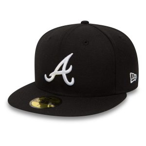 Atlanta Braves Essential Black 59FIFTY Cap-kentox