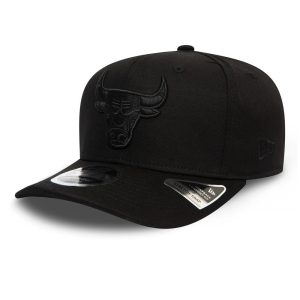 Chicago Bulls Tonal Black 9FIFTY Stretch Snap Cap-kentox