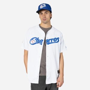 Charros De Jalisco Mexico LMB On Field White On-Field Jersey-kentox