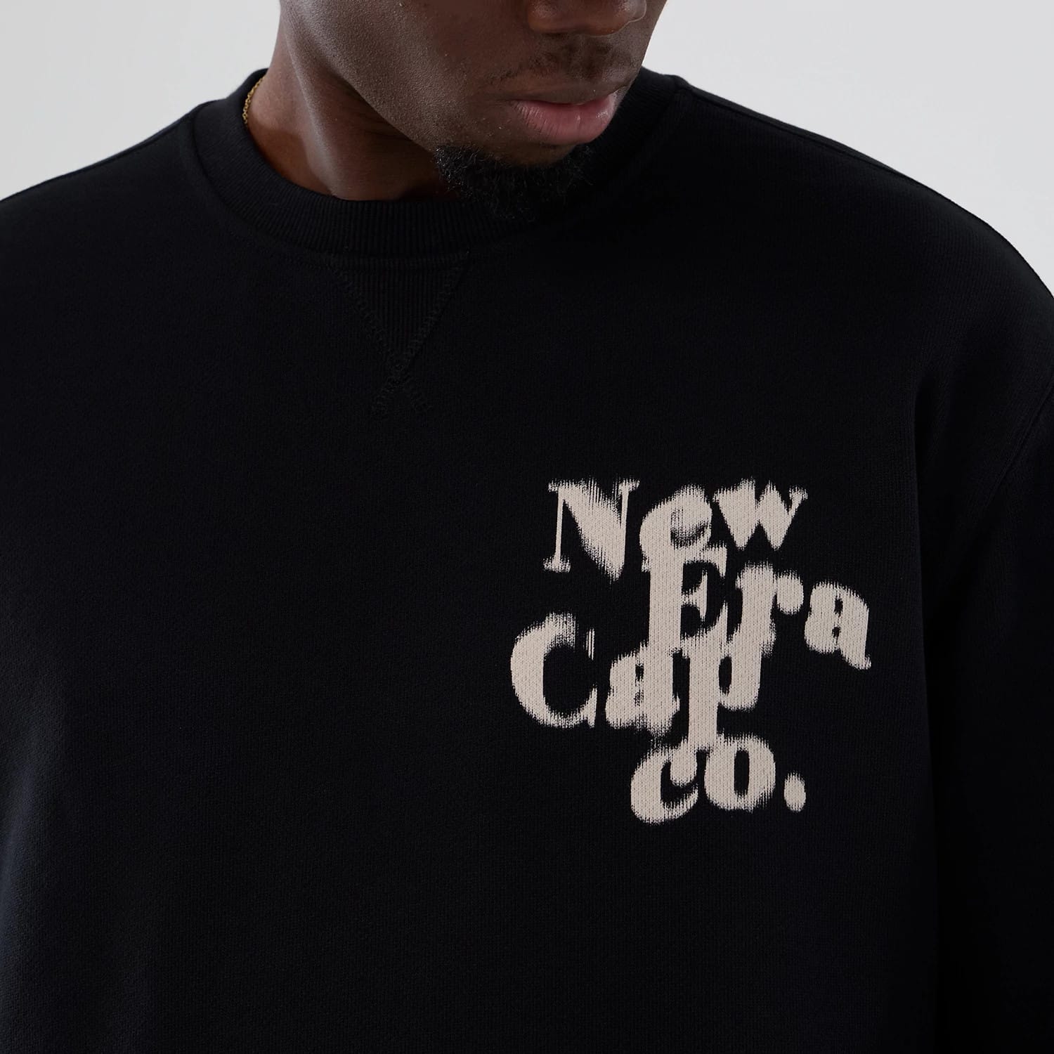 kentox Company Black Crew Neck Sweater-kentox - Image 3