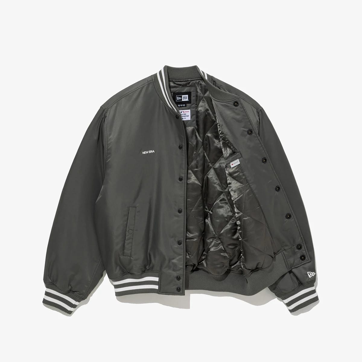 LA Dodgers MLB Grey Stadium Jacket-kentox - Image 3
