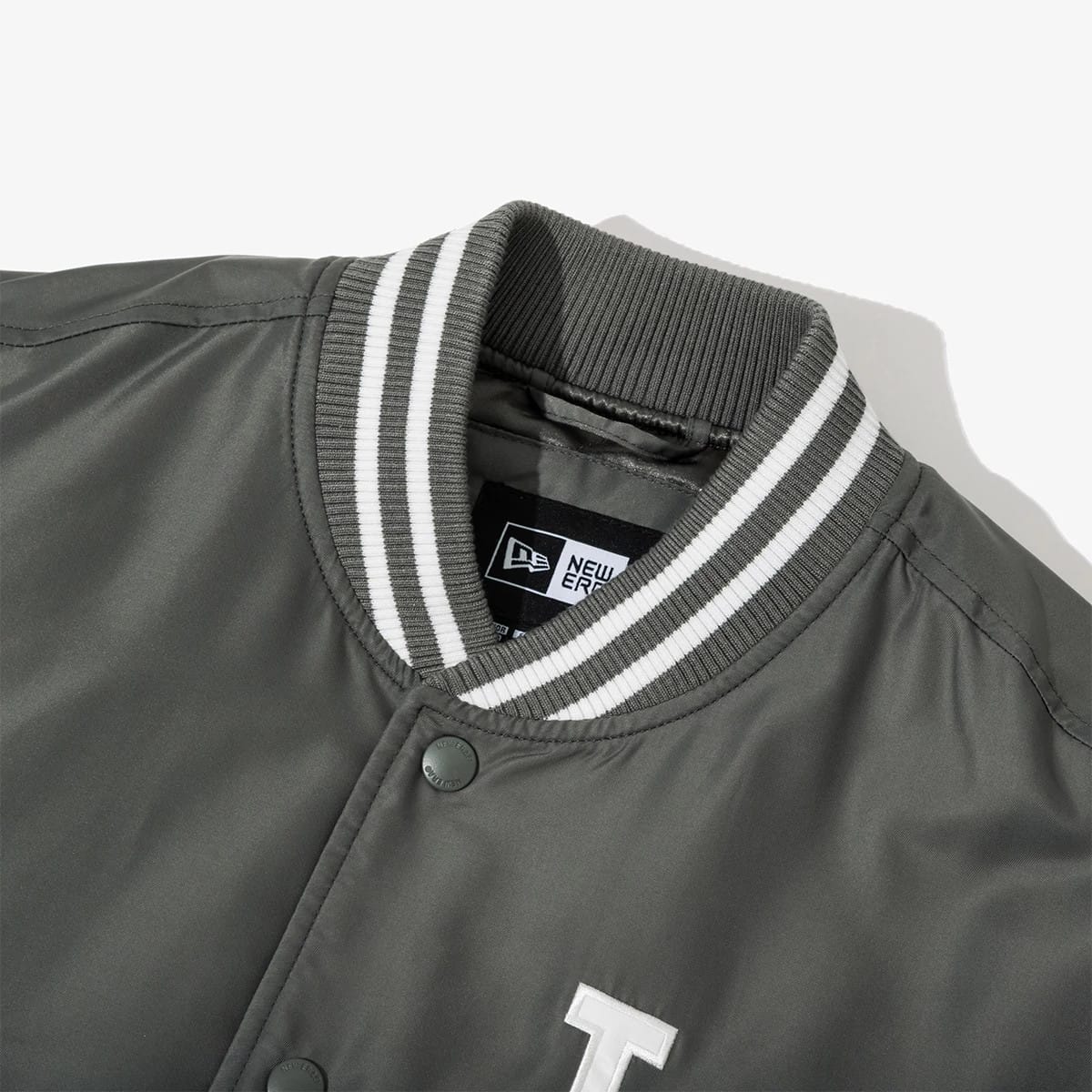 LA Dodgers MLB Grey Stadium Jacket-kentox - Image 4