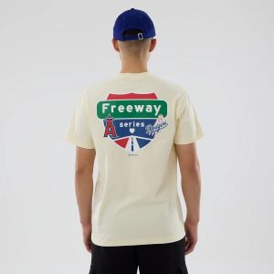 LA Dodgers MLB City Series Cream T-Shirt-kentox