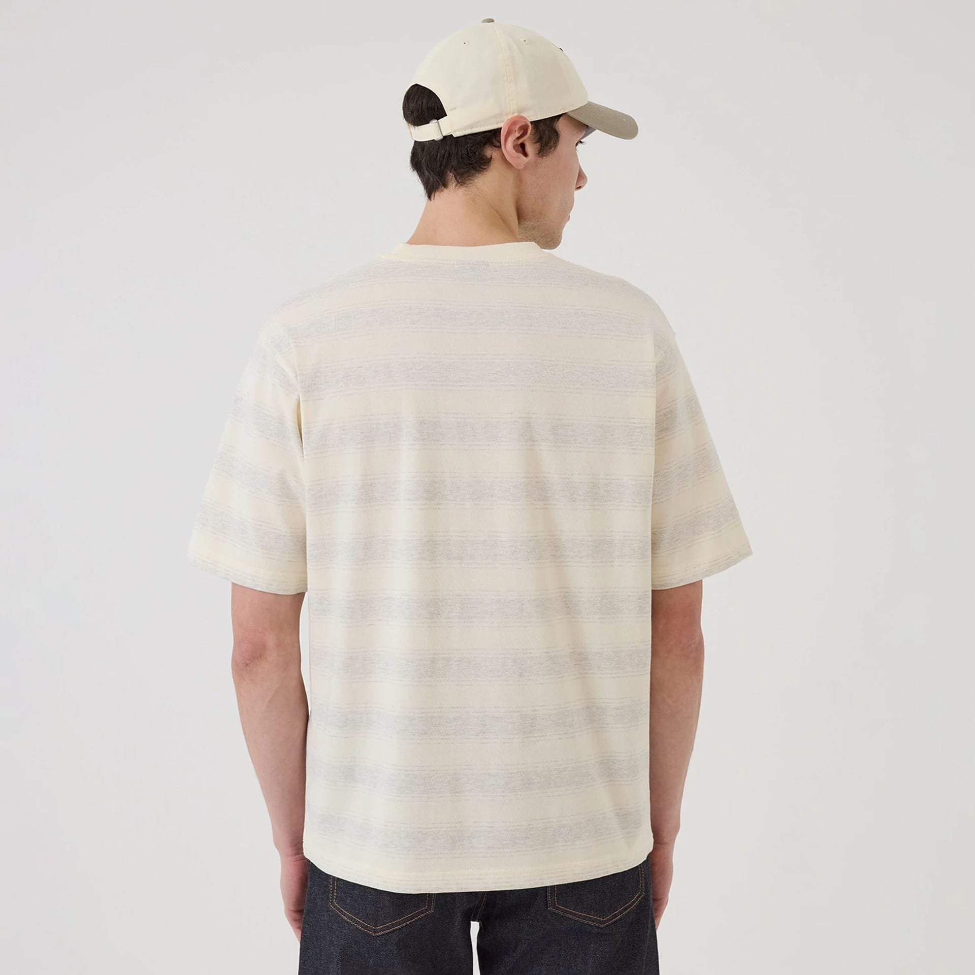 LA Dodgers MLB Border Cream Oversized T-Shirt-kentox - Image 2