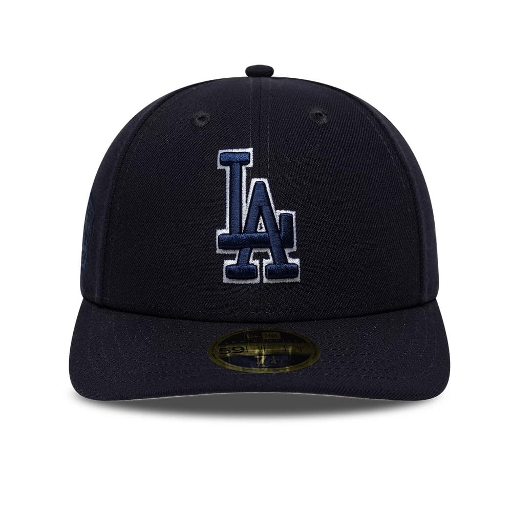 LA Dodgers MLB College Varsity Navy Low Profile 59FIFTY Fitted Cap-kentox - Image 3