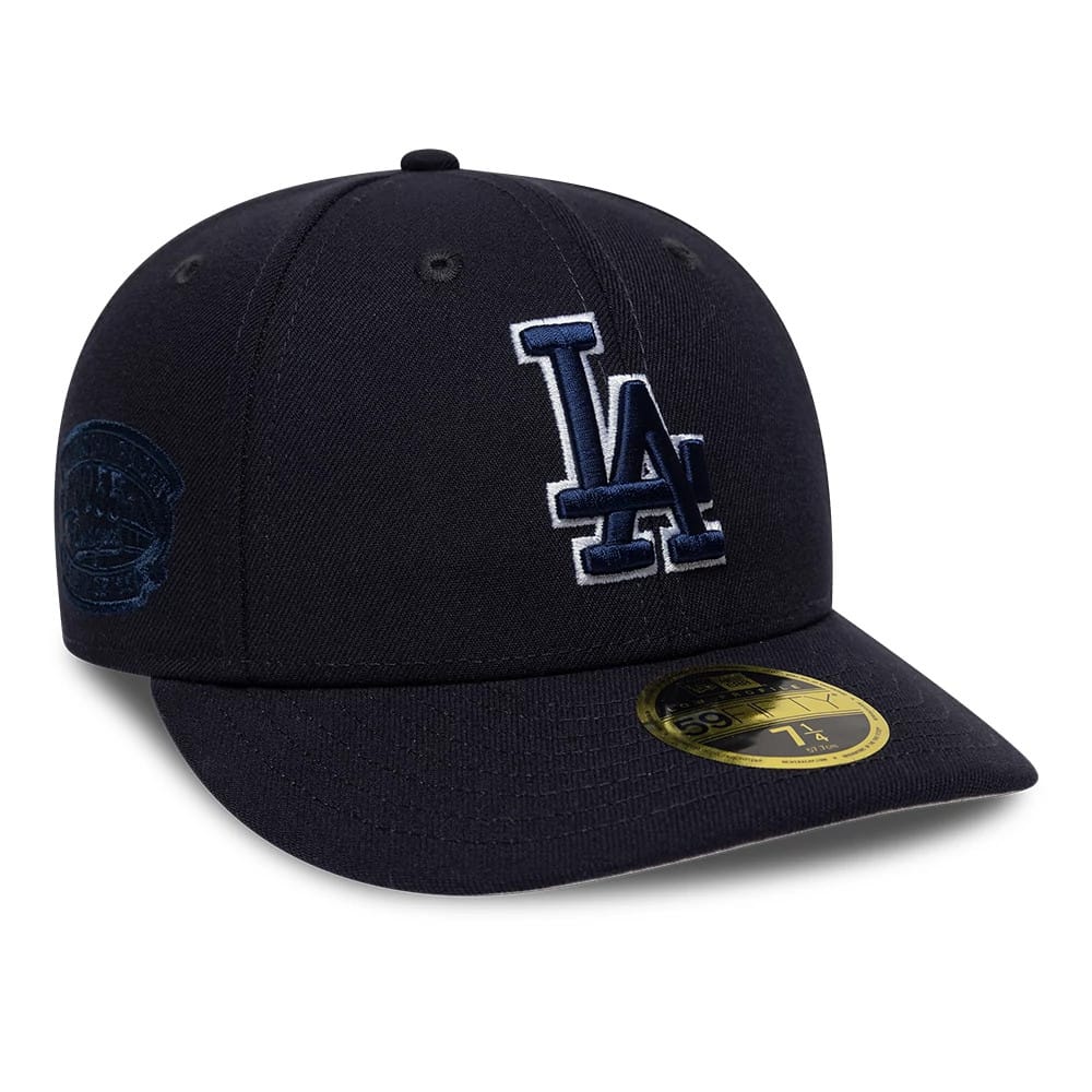 LA Dodgers MLB College Varsity Navy Low Profile 59FIFTY Fitted Cap-kentox - Image 4