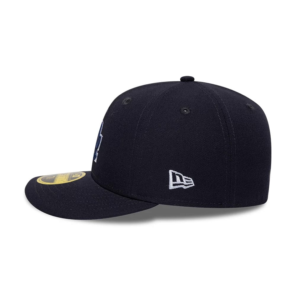 LA Dodgers MLB College Varsity Navy Low Profile 59FIFTY Fitted Cap-kentox - Image 5
