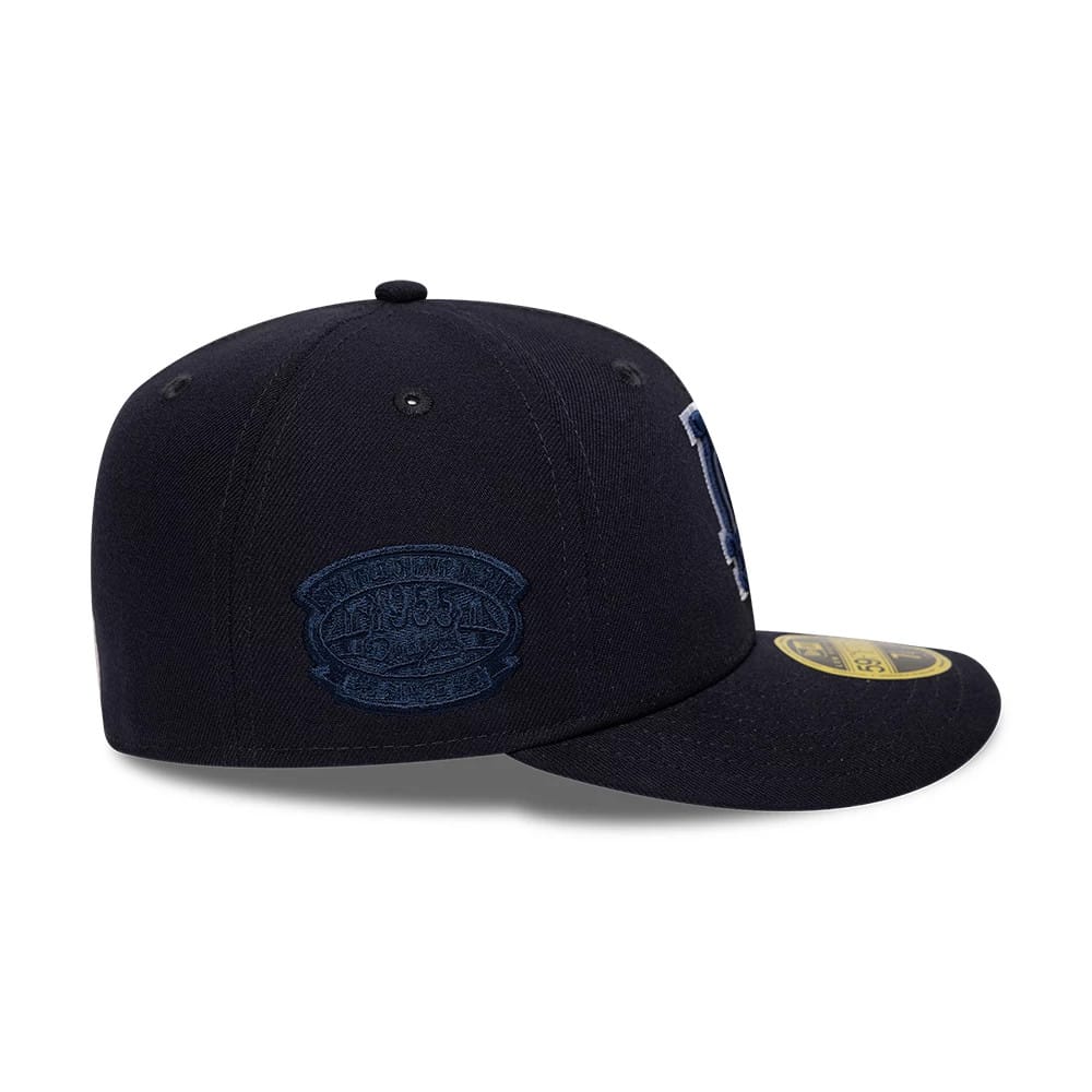 LA Dodgers MLB College Varsity Navy Low Profile 59FIFTY Fitted Cap-kentox - Image 6