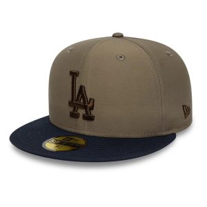 LA Dodgers MLB Grosgrain Green 59FIFTY Fitted Cap-kentox