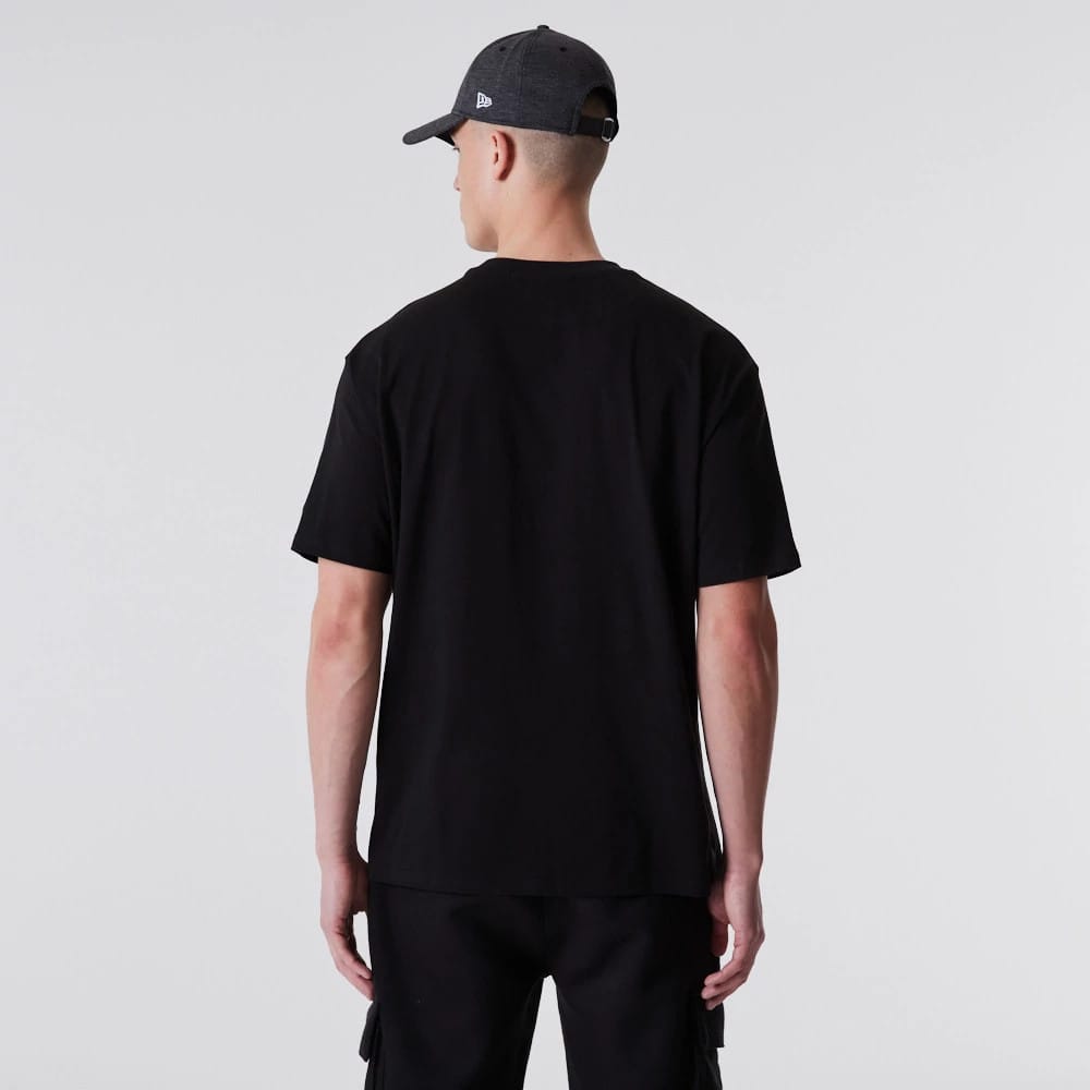 LA Dodgers MLB Essential Black Oversized T-Shirt-kentox - Image 4
