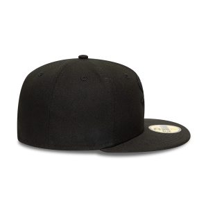 Chicago White Sox MLB Black on Black 59FIFTY Fitted Cap-kentox