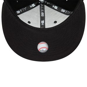 Detroit Tigers MLB Black and White 59FIFTY Fitted Cap-kentox