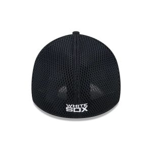 Chicago White Sox MLB Evergreen Neo Black 39THIRTY Stretch Fit Cap-kentox