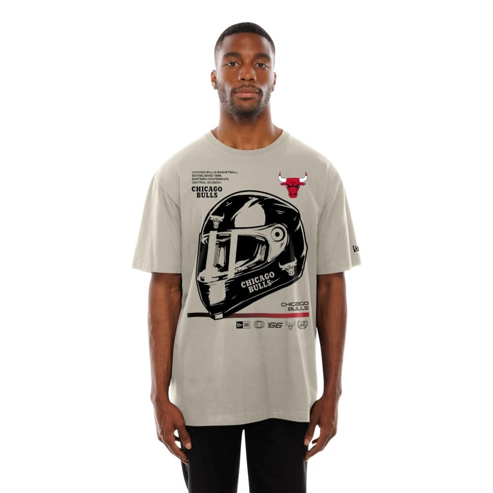 Chicago Bulls Modern Driver Light Beige T-Shirt-kentox - Image 6