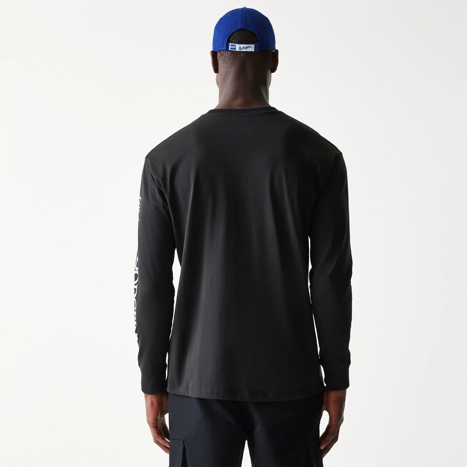 LA Dodgers MLB Character Black Long Sleeve T-Shirt-kentox - Image 2