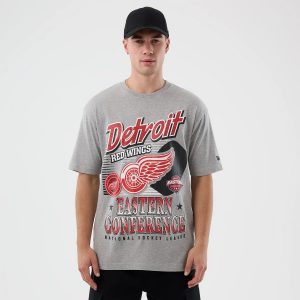 Detroit Red Wings NHL Sport Classic Grey T-Shirt-kentox