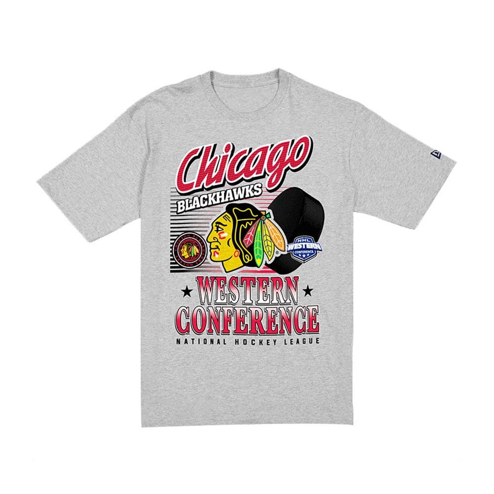 Chicago Blackhawks NHL Sport Classic Grey T-Shirt-kentox - Image 5