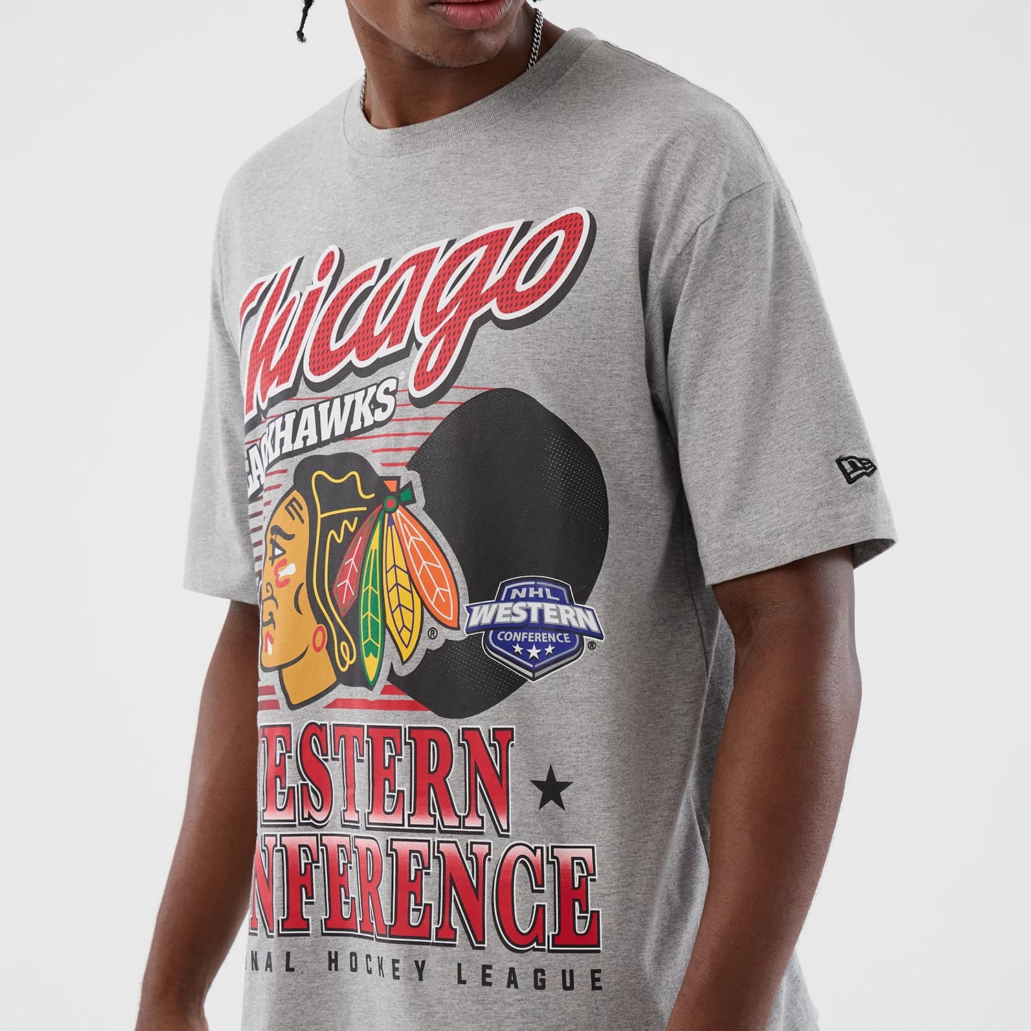 Chicago Blackhawks NHL Sport Classic Grey T-Shirt-kentox - Image 4
