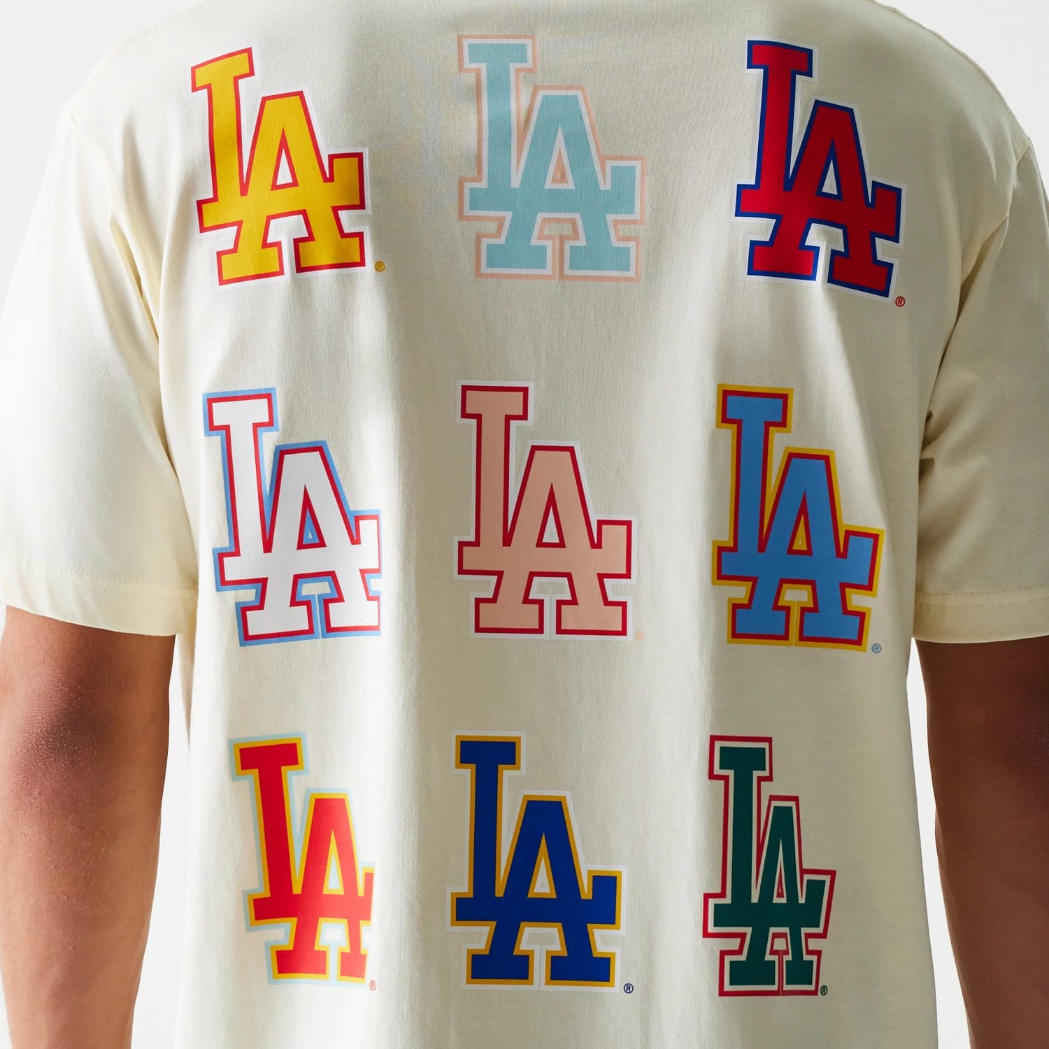 LA Dodgers MLB Life Graphic Cream T-Shirt-kentox - Image 4