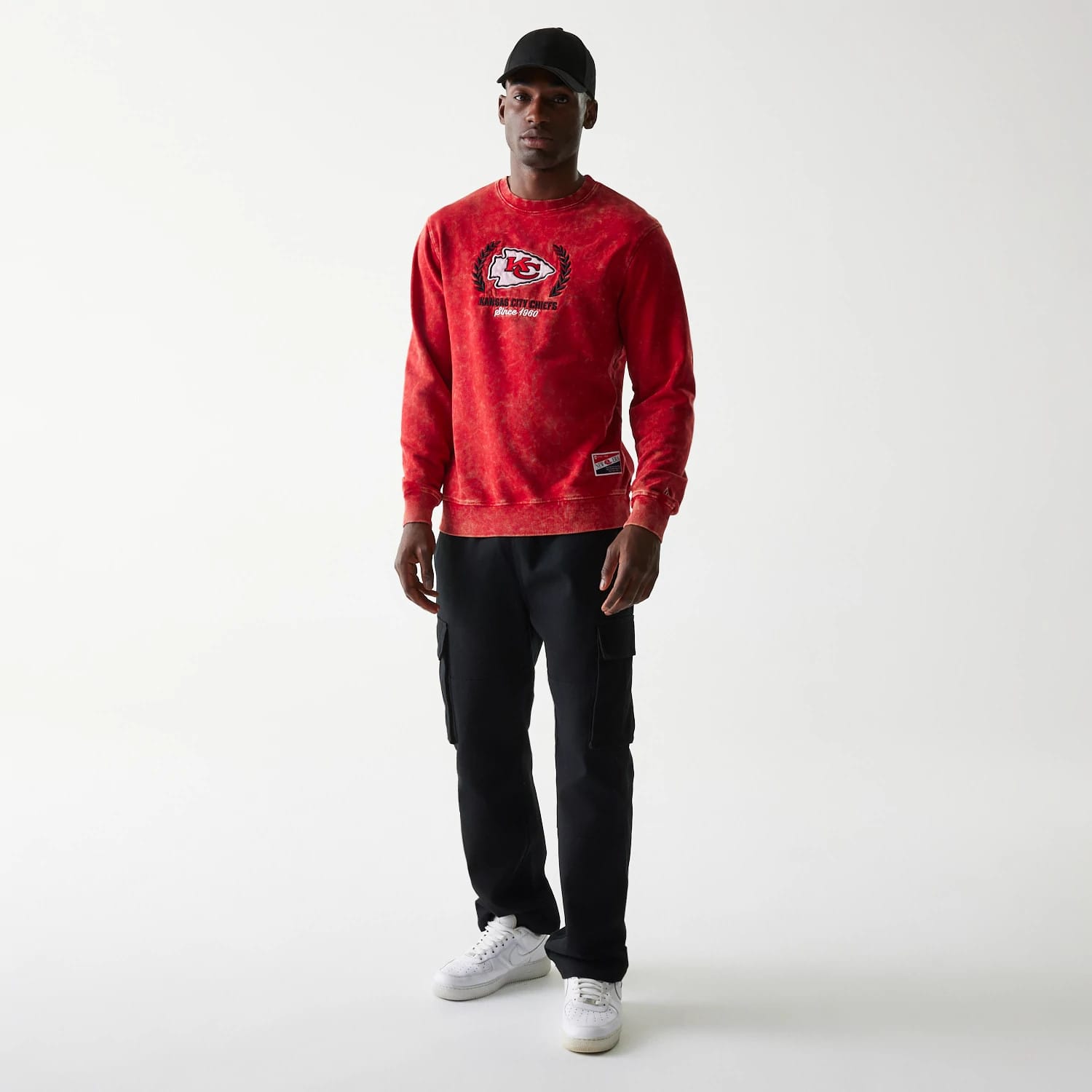 Kansas City Chiefs NFL Throwback Red Crew Neck Sweater-kentox - Image 6