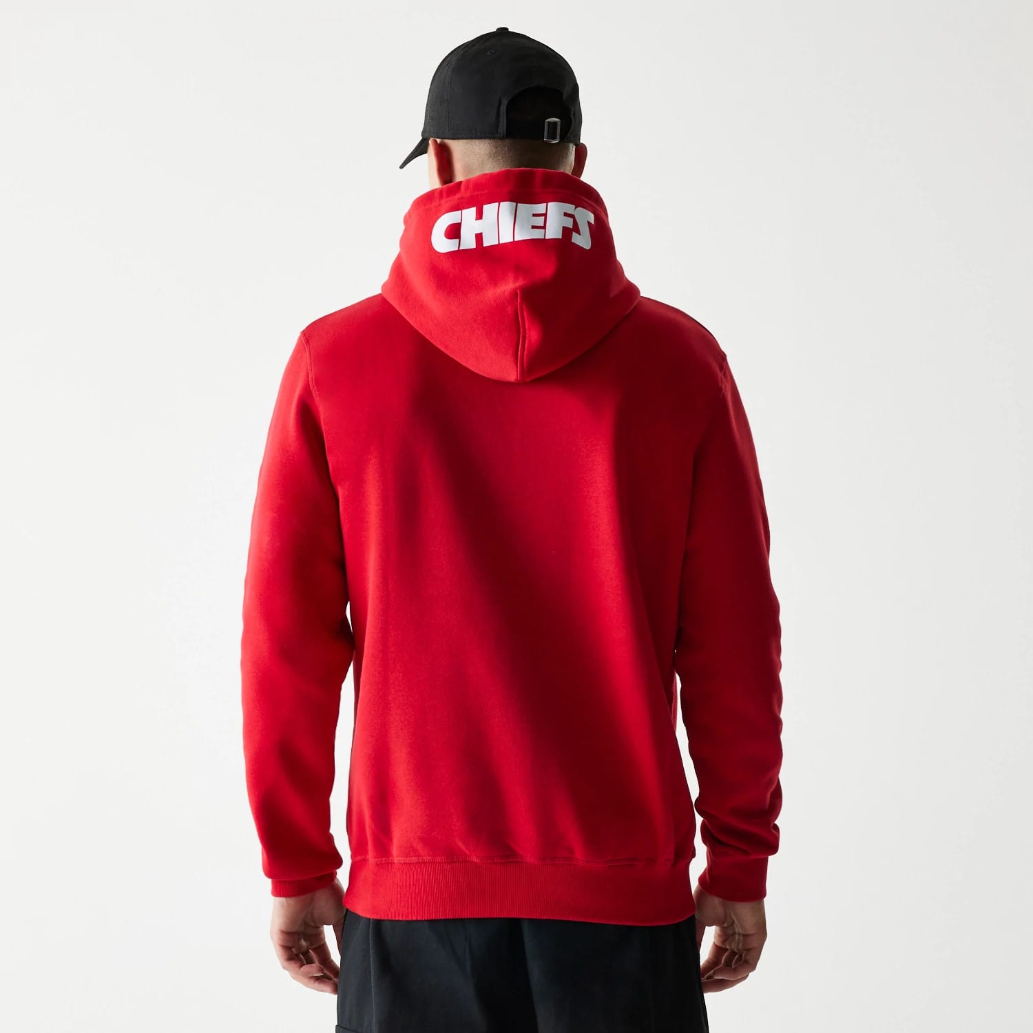 Kansas City Chiefs NFL Throwback Red Pullover Hoodie-kentox - Image 2