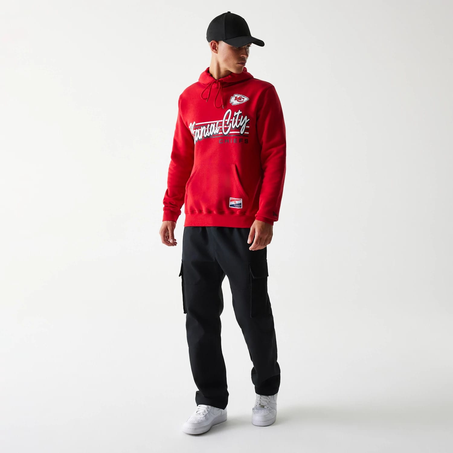 Kansas City Chiefs NFL Throwback Red Pullover Hoodie-kentox - Image 6