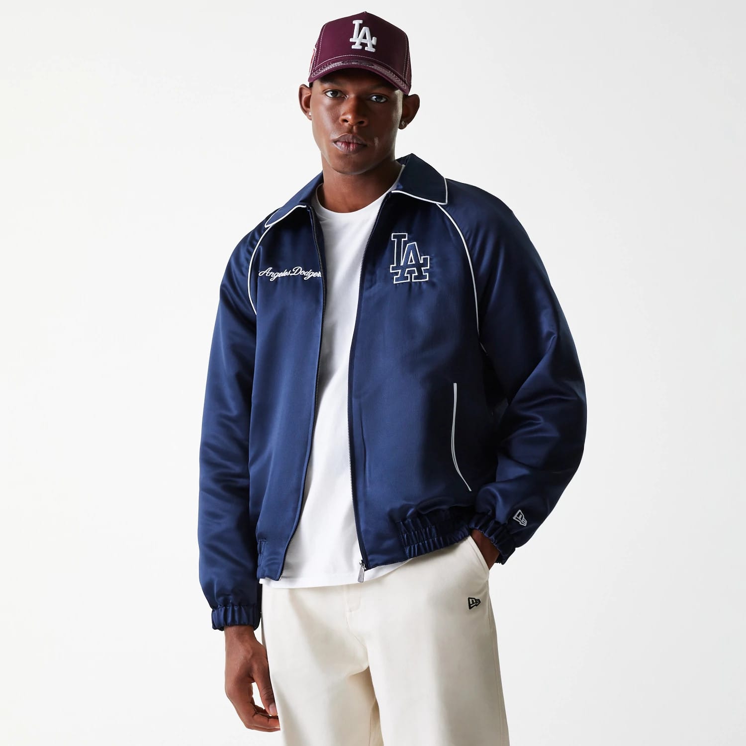LA Dodgers MLB Navy Club Jacket-kentox - Image 3