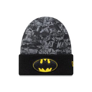 Batman Youth DC Black Cuff Knit Beanie Hat-kentox
