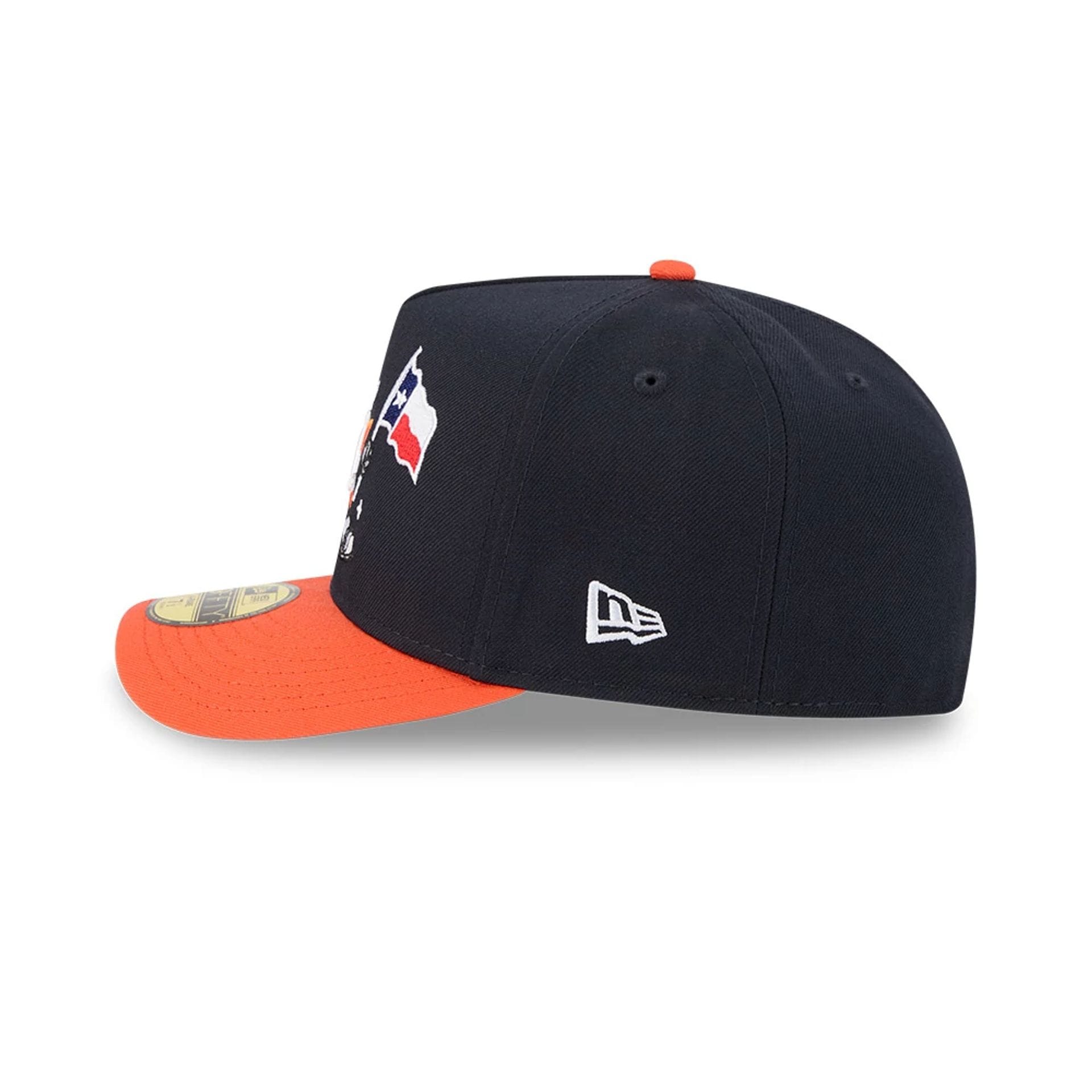 Houston Astros MLB Cartoon Navy 59FIFTY A-Frame Fitted Cap-kentox - Image 6