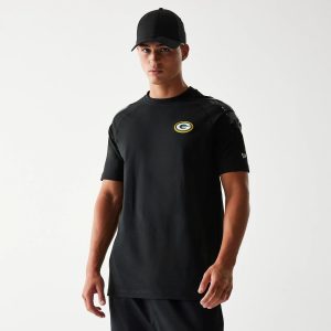 Green Bay Packers NFL 3RD Down Black T-Shirt-kentox