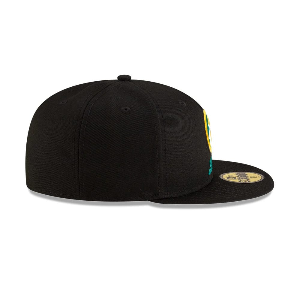 California Golden Seals NHL Basic Black 59FIFTY Fitted Cap-kentox - Image 6