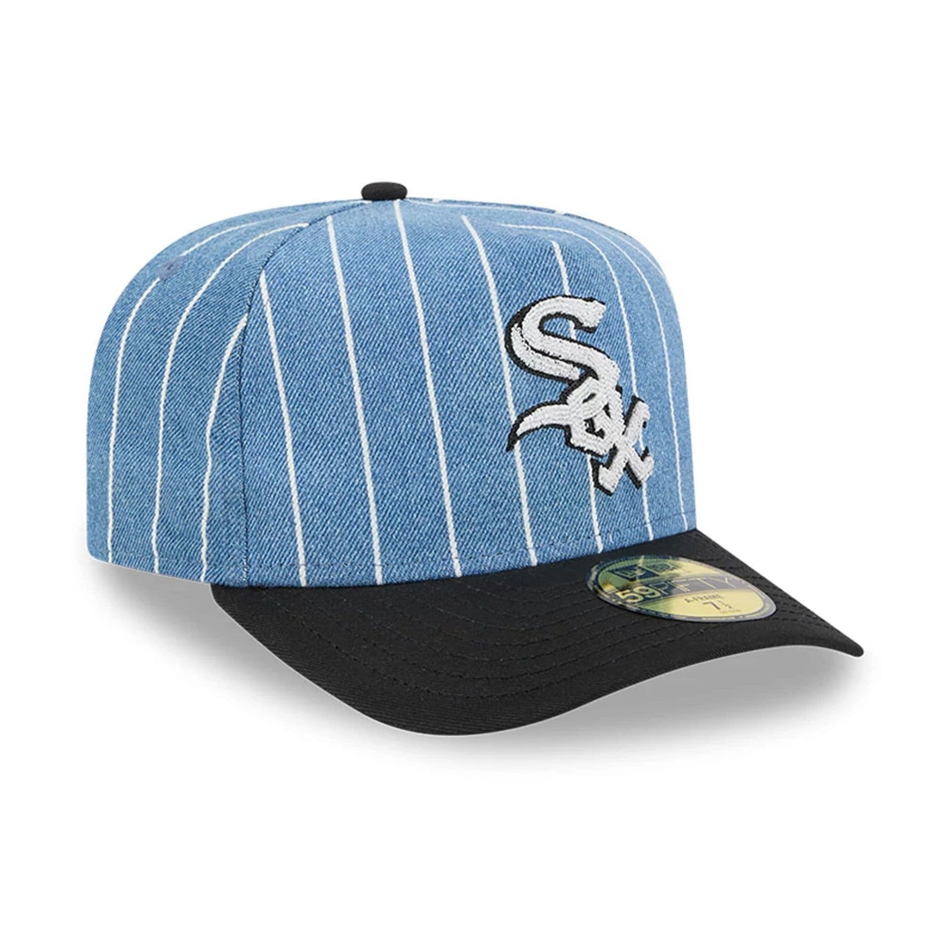 Chicago White Sox MLB Parallel Black 59FIFTY A-Frame Fitted Cap-kentox - Image 4