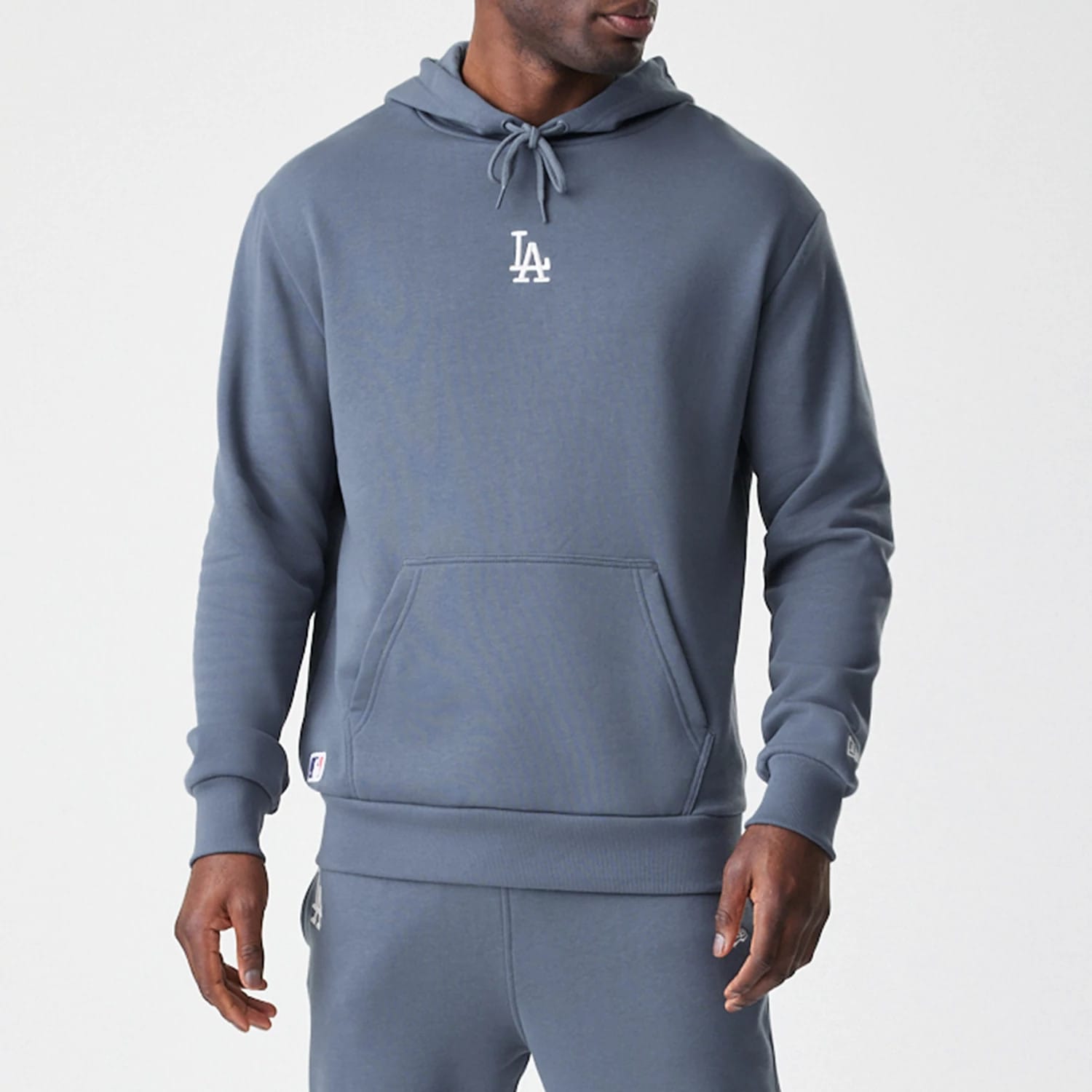 LA Dodgers MLB Midi League Essential Dark Grey Oversized Pullover Hoodie-kentox - Image 3