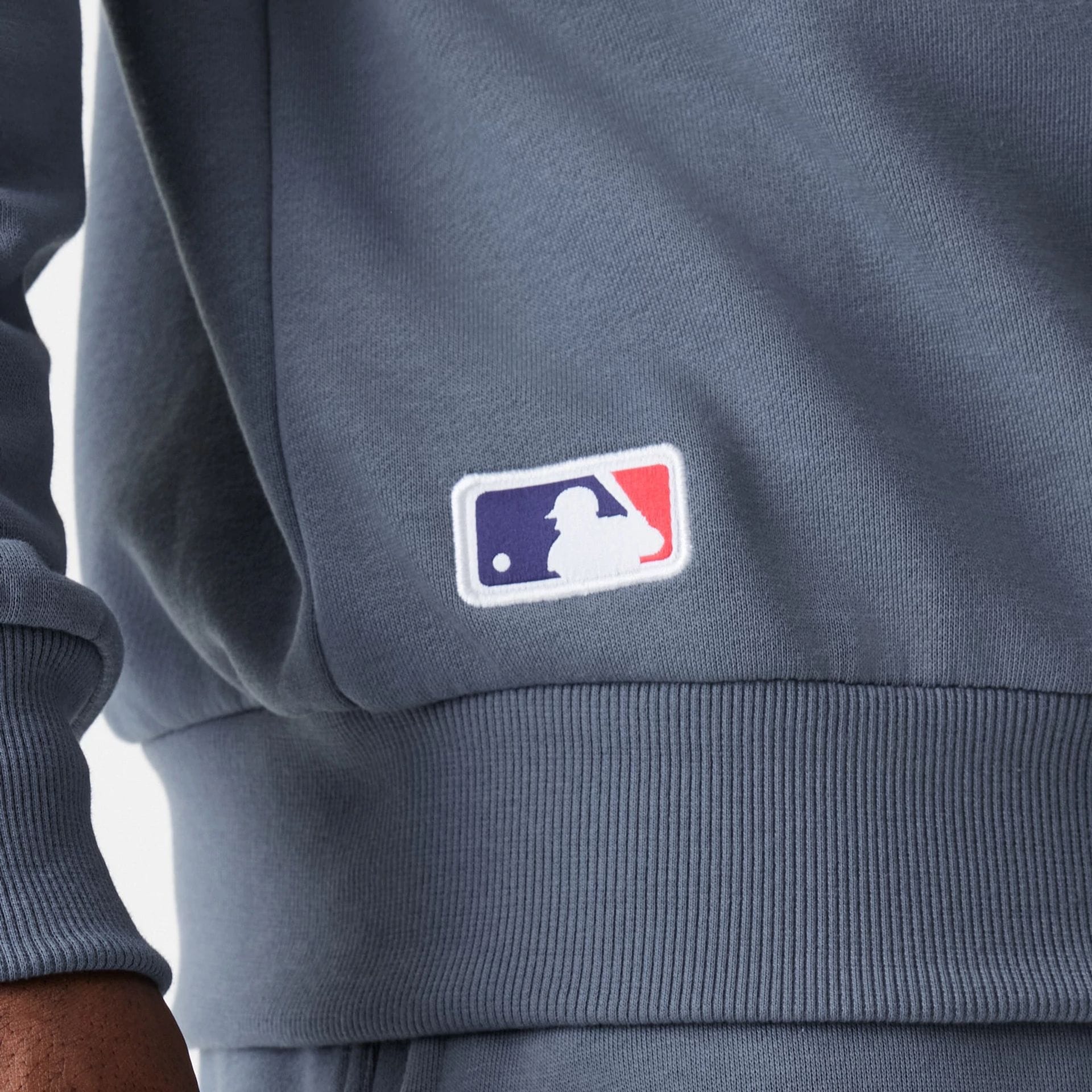 LA Dodgers MLB Midi League Essential Dark Grey Oversized Crew Neck Sweater-kentox - Image 6
