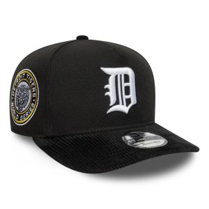 Detroit Tigers MLB Cooperstown Cord Black 19TWENTY Adjustable Cap-kentox