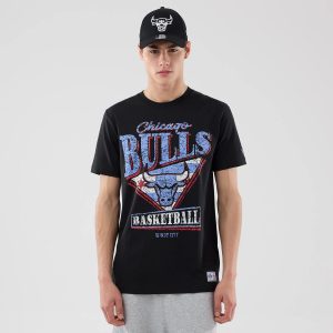 Chicago Bulls NBA City Edition Black T-Shirt-kentox