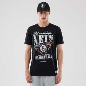 Brooklyn Nets NBA City Edition Black T-Shirt-kentox