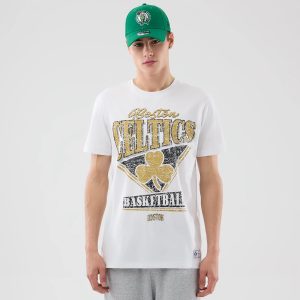 Boston Celtics NBA City Edition White T-Shirt-kentox