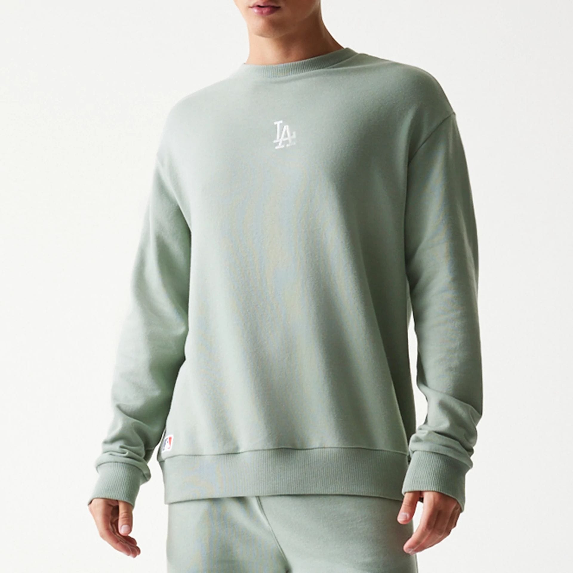 LA Dodgers MLB Midi Pastel Green Oversized Crew Neck Sweater-kentox - Image 5