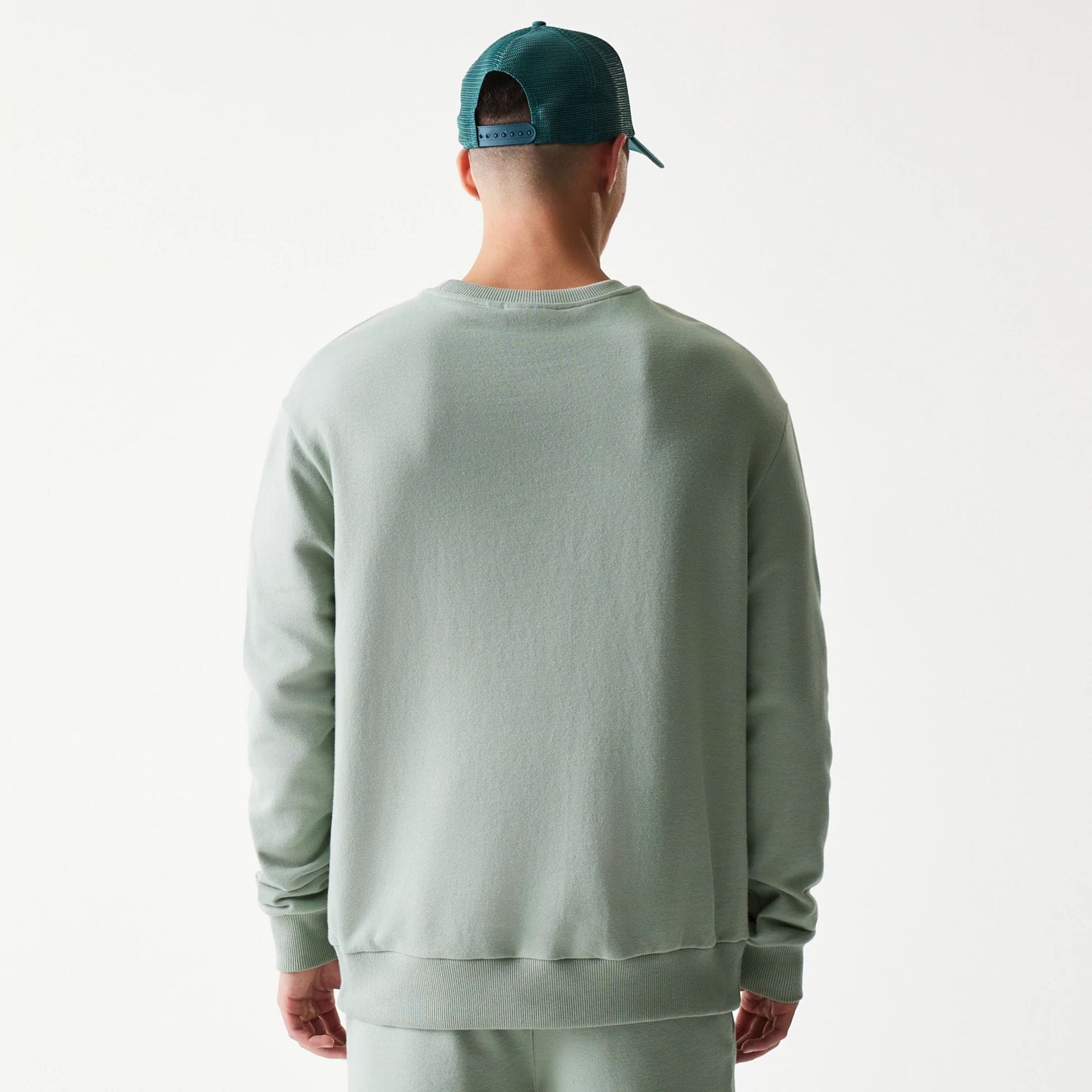 LA Dodgers MLB Midi Pastel Green Oversized Crew Neck Sweater-kentox - Image 2