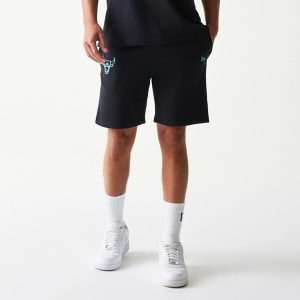 Chicago Bulls NBA League Essential Black Shorts-kentox