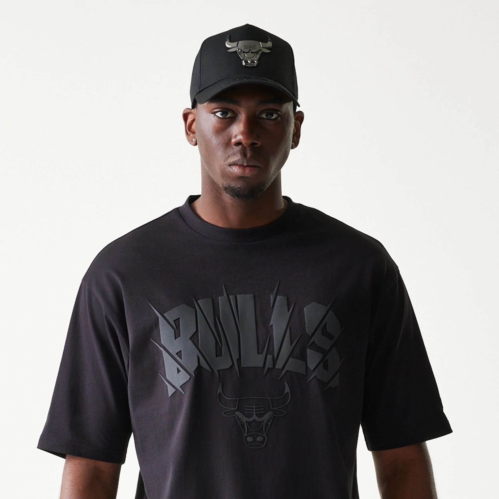 Chicago Bulls NBA Black Oversized T-Shirt-kentox - Image 6