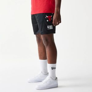 Chicago Bulls NBA Mesh Black Shorts-kentox